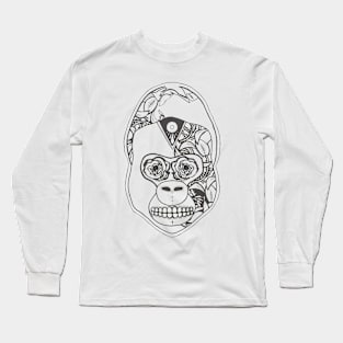 Sugarskull Gorilla Long Sleeve T-Shirt